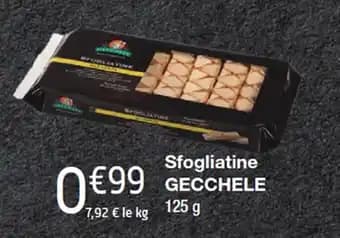 Sfogliatine GECCHELE 125 g