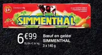 Bœuf en geléel SIMMENTHAL