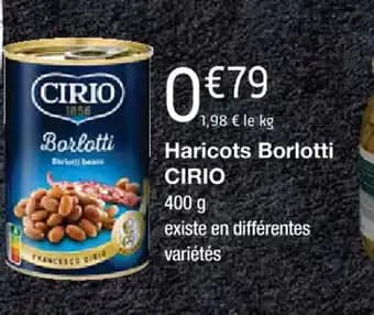 Haricots Borlotti CIRIO