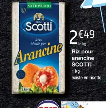 Riz pour arancine SCOTTI