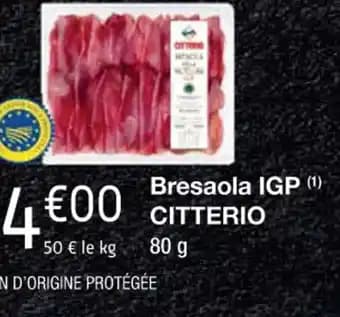 Bresaola IGP CITTERIO