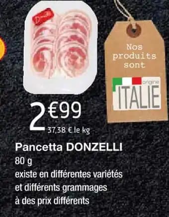 Pancetta DONZELLI 80 g