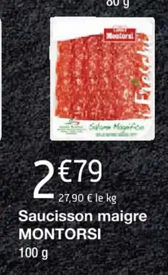 Saucisson maigre MONTORSI