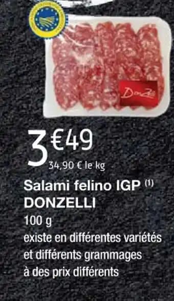 Salami felino IGP DONZELLI