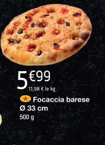 Focaccia barese