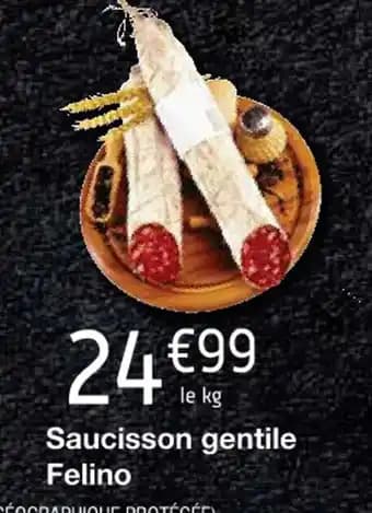 Saucisson gentile Felino