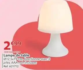 Lampe de table