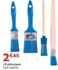 4 pinceaux