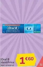 Oral-b - dentifrice