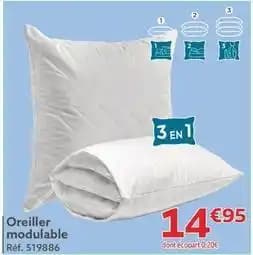 Oreiller modulable