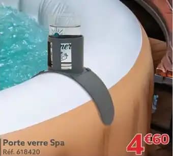 Porte verre Spa