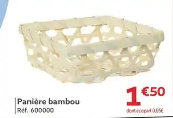 Panière bambou