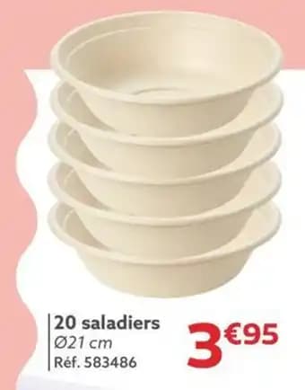 20 saladiers