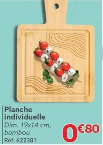 Planche individuelle