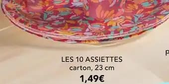 LES 10 ASSIETTES