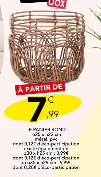 LE PANIER ROND