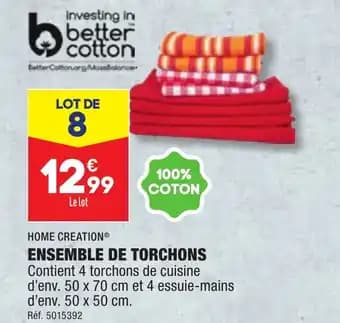 ENSEMBLE DE TORCHONS