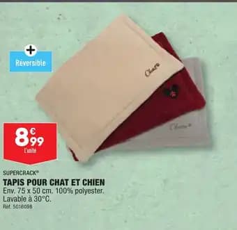 TAPIS POUR CHAT ET CHIEN