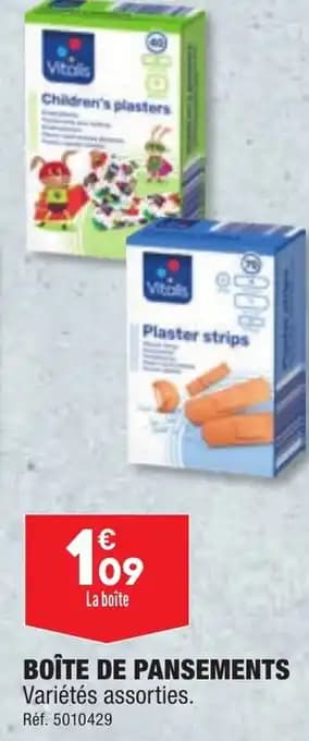 BOÎTE DE PANSEMENTS