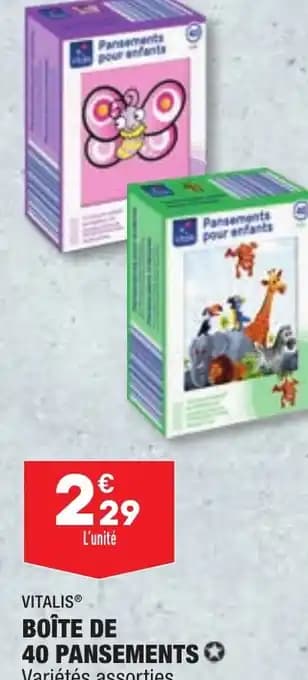 BOÎTE DE 40 PANSEMENTS ✪