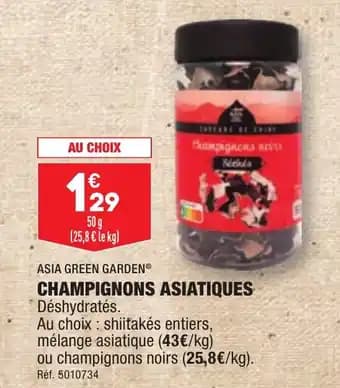 CHAMPIGNONS ASIATIQUES
