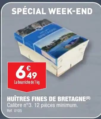 HUÎTRES FINES DE BRETAGNE