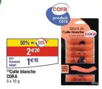 (1)Colle blanche CORA