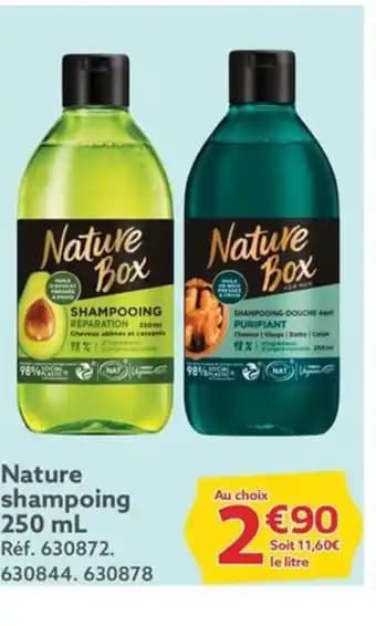 Nature shampoing 250 mL
