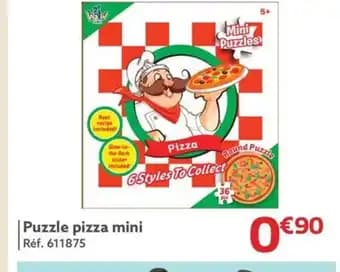 Puzzle pizza mini