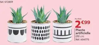 Plante artificielle 08 cm