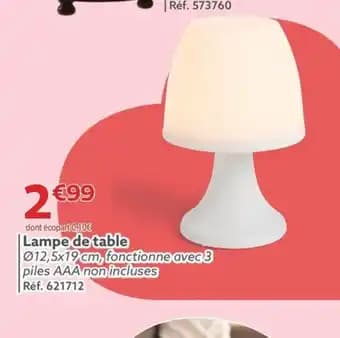 Lampe de table