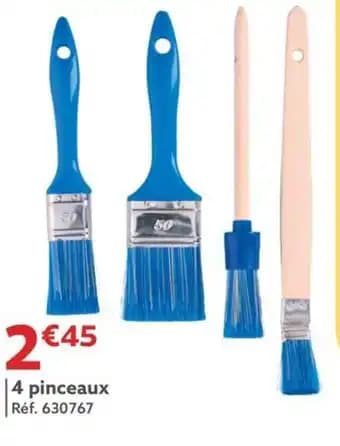 |4 pinceaux