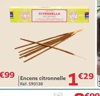 Encens citronnelle