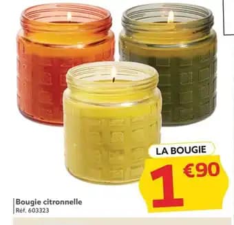 Bougie citronnelle