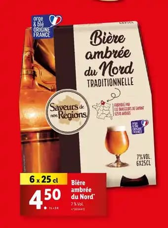 Bière ambrée du Nord*
