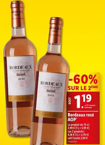 Bordeaux rosé AOP*