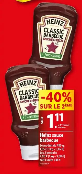 Heinz sauce barbecue