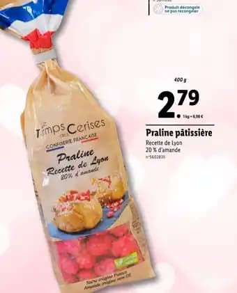 Praline pâtissière