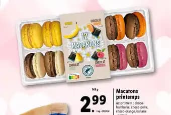 Macarons printemps