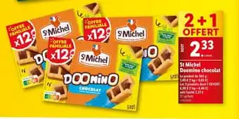 St Michel Doomino chocolat