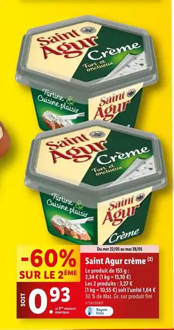 Saint Agur crème (2)