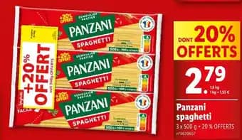 Panzani spaghetti