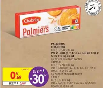 CHABRIOR PALMIERS