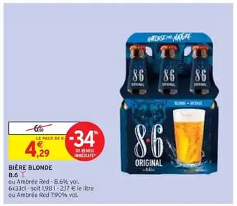 8.6 BIÈRE BLONDE