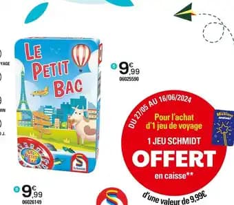 SCHMIDT LE PETIT BAC