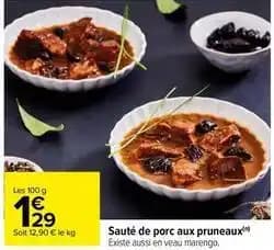 Sauté de porc