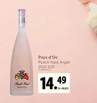 Pays d'Oc Puech Haut Argali