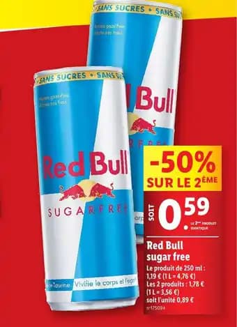 Red Bull sugar free