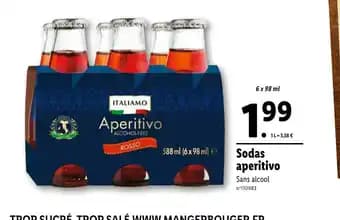 Sodas aperitivo