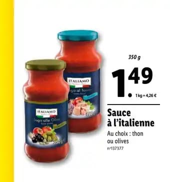 Sauce à l'italienne